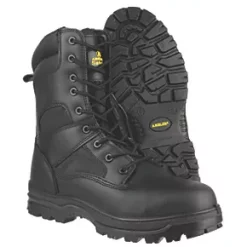 Cheap 🎉 Amblers FS009C Metal Free Safety 🥾 Boots Black Size 5 🔔 -Amblers Workwear Sales Store 1073F A2