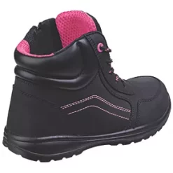 Cheapest 🎉 Amblers Lydia Metal Free Ladies Safety 🥾 Boots Black / Pink Size 5 🎉 -Amblers Workwear Sales Store 268GV A2