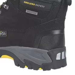 Best Sale 🌟 Amblers FS987 Safety 🥾 Boots Black Size 6 🎉 -Amblers Workwear Sales Store 284JV A4