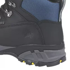 Promo 🔔 Amblers FS161 Safety 🥾 Boots Black/Blue Size 12 ✨ -Amblers Workwear Sales Store 528JV A4