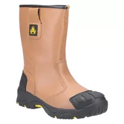 New 👏 Amblers FS143 Safety Rigger 🥾 Boots Tan Size 6 🤩